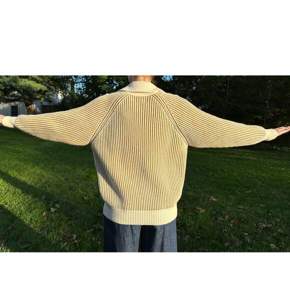 Mara Hoffman Size XS Juliana Sweater Cream & Raw Sienna Climate Beneficial Wool - Picture 8 of 16